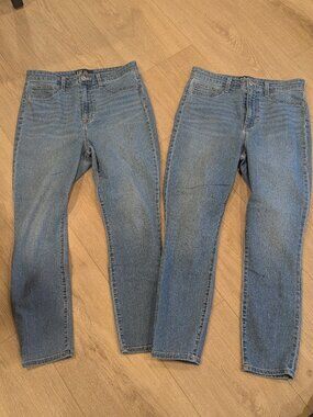 Gap Denim 10/30 High Rise Favorite Jegging Blue Jeans-2 Pairs